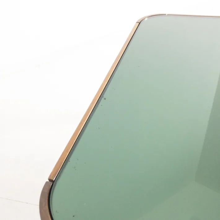 Pamono Vintage Smoked Glass Coffee Table, 1970s Discount