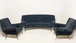 Pamono Vintage Sofa & Armchairs attributed to Gigi Radice, Set of 3 New