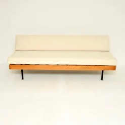 Pamono Vintage Steel and Birch Sofa Bed, 1950s Online