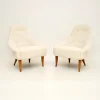Pamono Vintage Swedish Armchairs attributed to Kerstin Horlin Holmquist for Nordiska Kompaniet, 1960s, Set of 2 Outlet