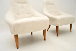 Pamono Vintage Swedish Armchairs attributed to Kerstin Horlin Holmquist for Nordiska Kompaniet, 1960s, Set of 2 Outlet