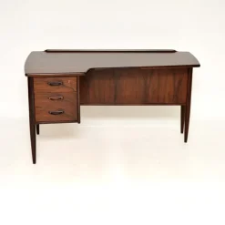 Pamono Vintage Swedish Boomerang Desk attributed to Goran Strand for Lelangs Mobelfabrik, 1960s Sale