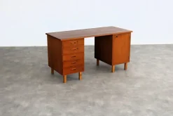 Pamono Vintage Swedish Desk in Teak, 1960s Clearance
