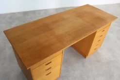 Pamono Vintage Swedish Oak Desk, 1960s Discount