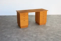 Pamono Vintage Swedish Oak Desk, 1960s Discount