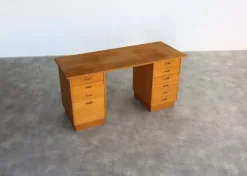 Pamono Vintage Swedish Oak Desk, 1960s Discount