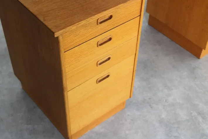 Pamono Vintage Swedish Oak Desk, 1960s Discount