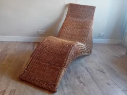 Pamono Vintage Swedish Rattan Chaise Louge by Carl Ojerstam Best