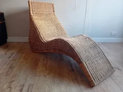Pamono Vintage Swedish Rattan Chaise Louge by Carl Ojerstam Best