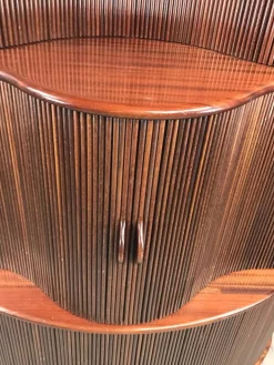 Pamono Vintage Tambour Door Cabinet attributed to Robert and Trix Haussmann, 1977 Online