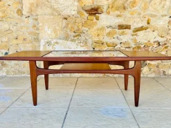 Pamono Vintage Teak and Glass Coffee Table from G-Plan, 1960s Best