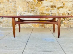 Pamono Vintage Teak and Glass Coffee Table from G-Plan, 1960s Best