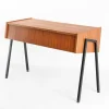 Pamono Vintage Teak and Lacquered Iron Console Table, 1960s Sale