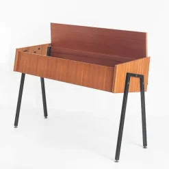 Pamono Vintage Teak and Lacquered Iron Console Table, 1960s Sale