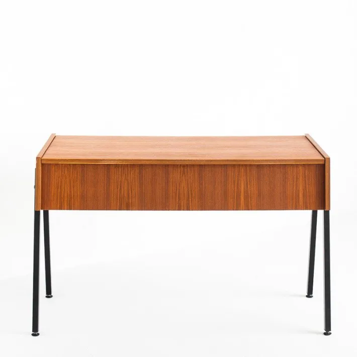 Pamono Vintage Teak and Lacquered Iron Console Table, 1960s Sale