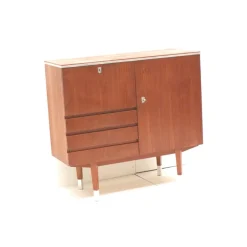 Pamono Vintage Teak Bar Cabinet, 1960s Outlet