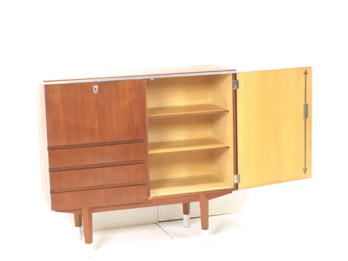 Pamono Vintage Teak Bar Cabinet, 1960s Outlet