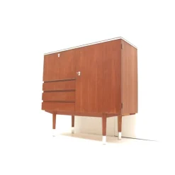 Pamono Vintage Teak Bar Cabinet, 1960s Outlet