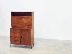 Pamono Vintage Teak Cabinet or Secretaire from Simpla Lux, 1970s Hot
