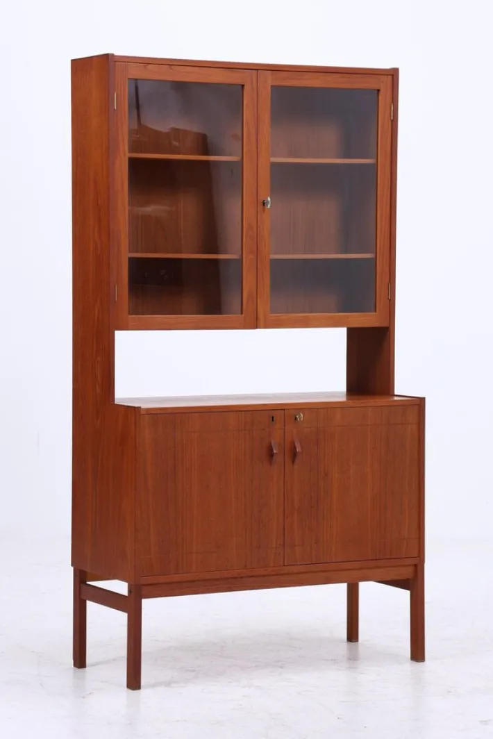Pamono Vintage Teak Display Cabinet, 1960s Hot