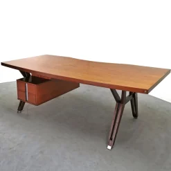 Pamono Vintage Teak Executive Desk from Mim Roma, 1960s Discount