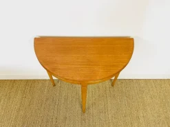 Pamono Vintage Teak Half-Moon Console Table by Legate Furniture, 1970s Discount