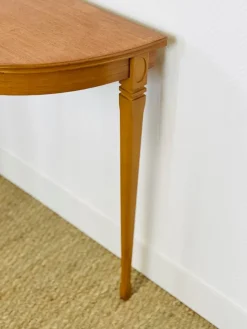 Pamono Vintage Teak Half-Moon Console Table by Legate Furniture, 1970s Discount