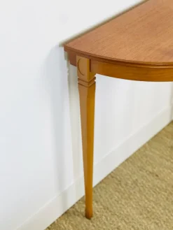 Pamono Vintage Teak Half-Moon Console Table by Legate Furniture, 1970s Discount