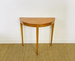 Pamono Vintage Teak Half-Moon Console Table by Legate Furniture, 1970s Discount