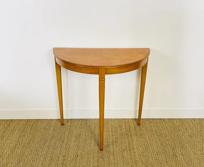 Pamono Vintage Teak Half-Moon Console Table by Legate Furniture, 1970s Discount