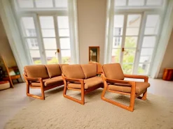 Pamono Vintage Teak Seating Group from Komfort Denmark, 1960s, Set of 3 Online