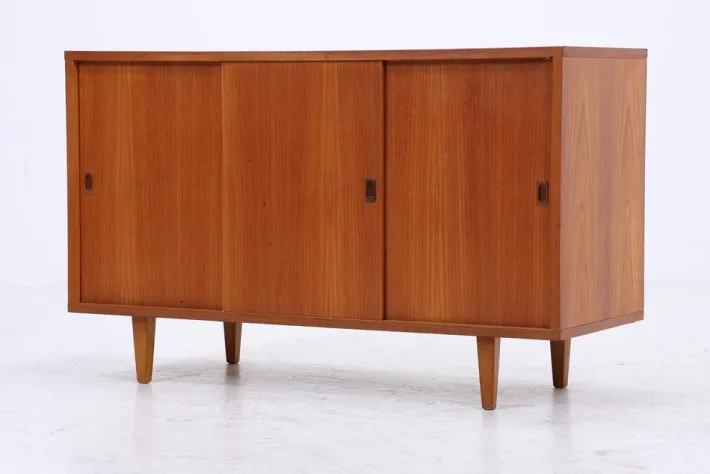 Pamono Vintage Teak Sideboard by Kajsa & Nils Nisse Strinning, 1960s New