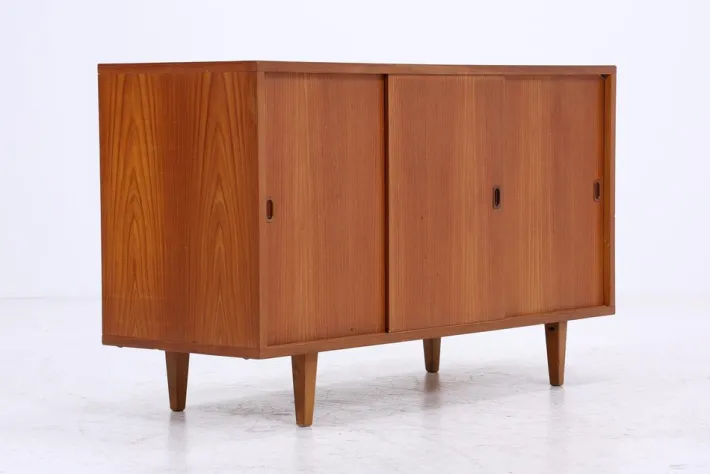 Pamono Vintage Teak Sideboard by Kajsa & Nils Nisse Strinning, 1960s New
