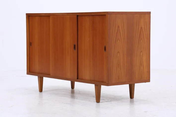 Pamono Vintage Teak Sideboard by Kajsa & Nils Nisse Strinning, 1960s New