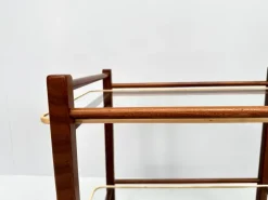 Pamono Vintage Teak Trolley with Glass Tops by Cees Braakman for Pastoe, 1950s Discount