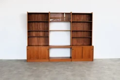 Pamono Vintage Teak Wall Unit, 1960s Best