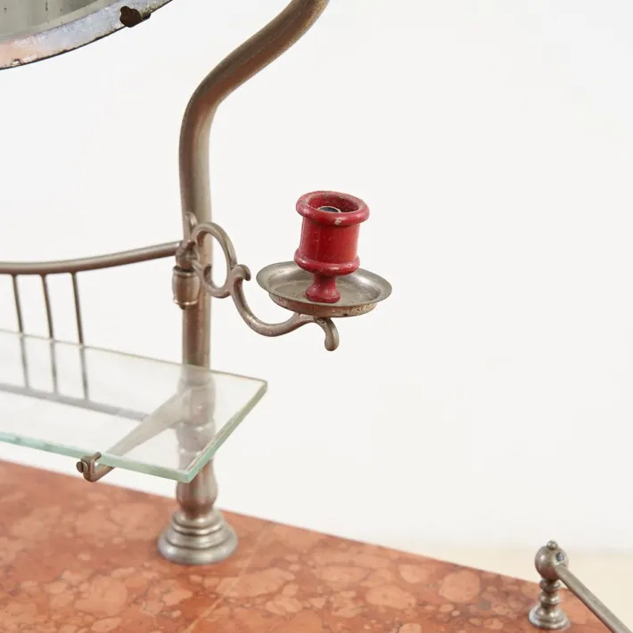 Pamono Vintage Toilet Table in Pink Marble, 1920s Outlet