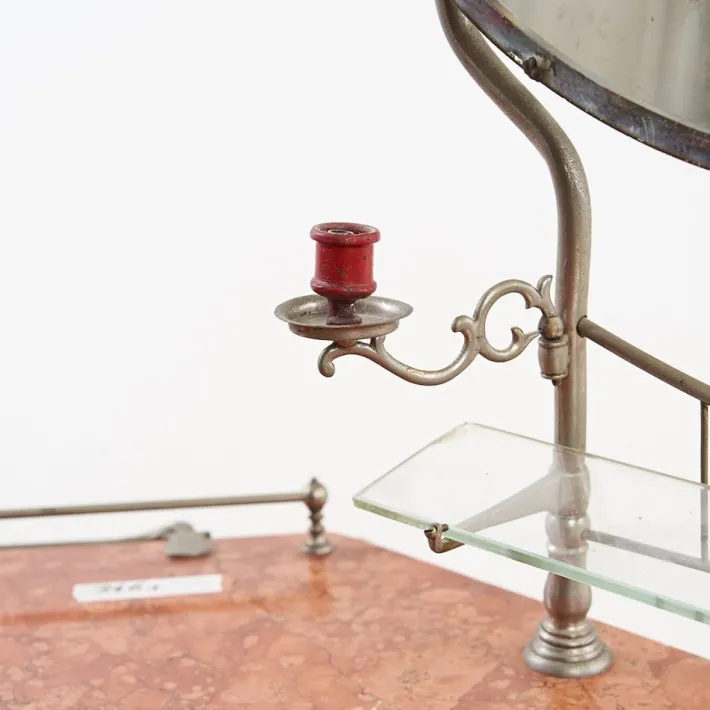 Pamono Vintage Toilet Table in Pink Marble, 1920s Outlet