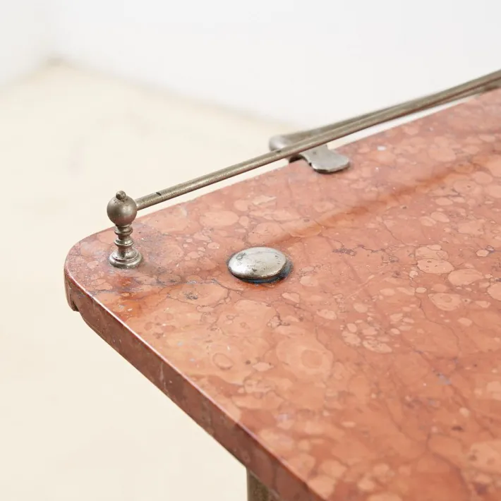 Pamono Vintage Toilet Table in Pink Marble, 1920s Outlet