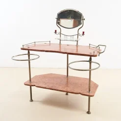 Pamono Vintage Toilet Table in Pink Marble, 1920s Outlet