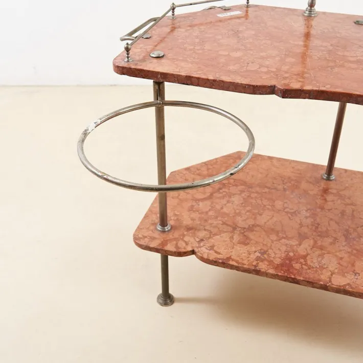 Pamono Vintage Toilet Table in Pink Marble, 1920s Outlet