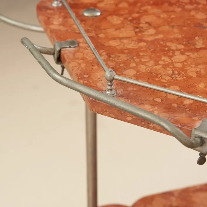 Pamono Vintage Toilet Table in Pink Marble, 1920s Outlet