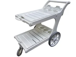 Pamono Vintage Triconfort Riviera Serving Trolley, 1980s