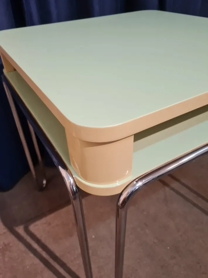 Pamono Vintage Tubular Card Table Best