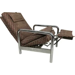 Pamono Vintage Tubular Chrome Recliner by Milo Baughman for James Inc., 1970s Sale
