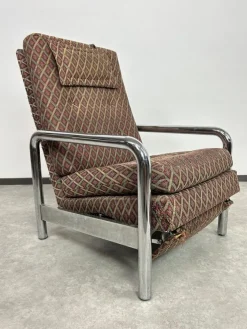 Pamono Vintage Tubular Chrome Recliner by Milo Baughman for James Inc., 1970s Sale