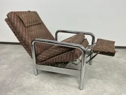 Pamono Vintage Tubular Chrome Recliner by Milo Baughman for James Inc., 1970s Sale