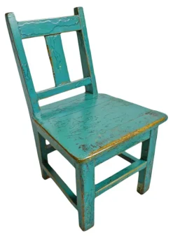 Pamono Vintage Turquoise Blue Children's Chair Clearance