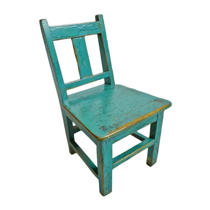Pamono Vintage Turquoise Blue Children's Chair Clearance