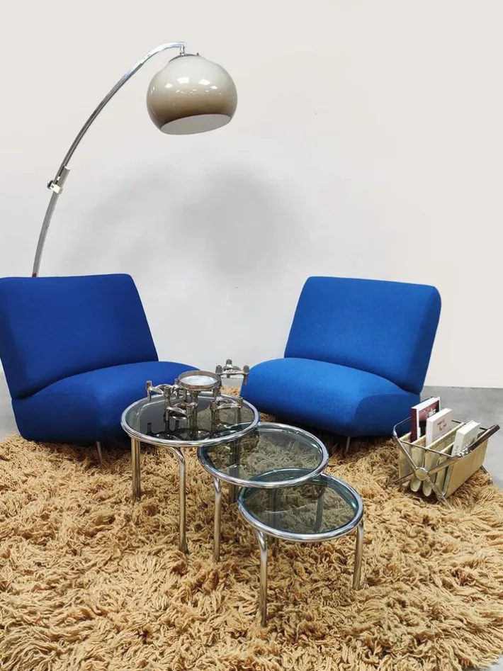 Pamono Vintage Two-Piece Modular Sofa by Theo Ruth for Artifort, 1950s, Set of 2 Outlet